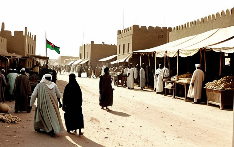 소말리아와 영국의 역사 - Historical Somaliland**

"A sepia-toned photograph of a bustling market scene in British Somaliland ...