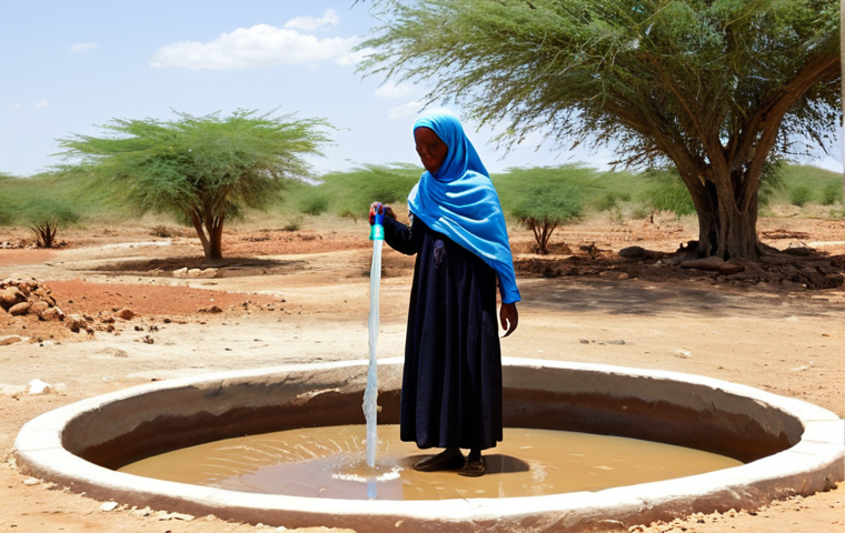 소말리아의 동물 보호 활동 - Community Conservation Education**

"A group of Somali children, fully clothed in modest school unif...