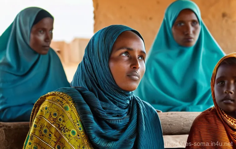 소말리아의 재난 대비 시스템 - Here are three detailed image prompts in English, adhering to all guidelines: